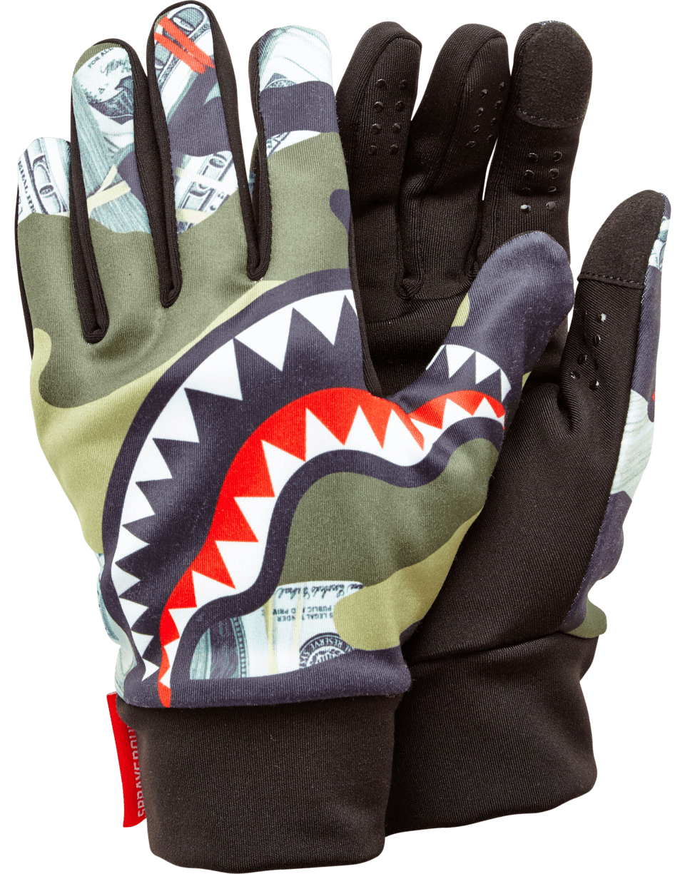 MONEY CAMO GLOVES